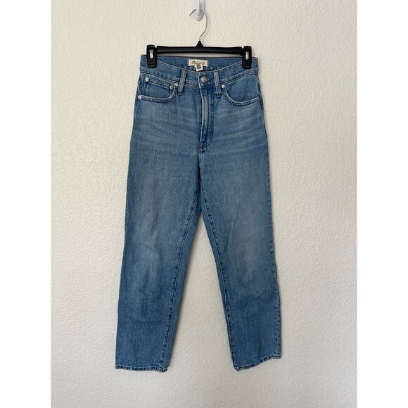 Madewell The Perfect Vintage Straight Jean in Hoye Wash Size 24 - Picture 2 of 10